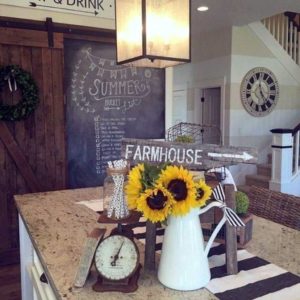 Rustic Farmhouse Decor from Summer Living Room from Dexorate