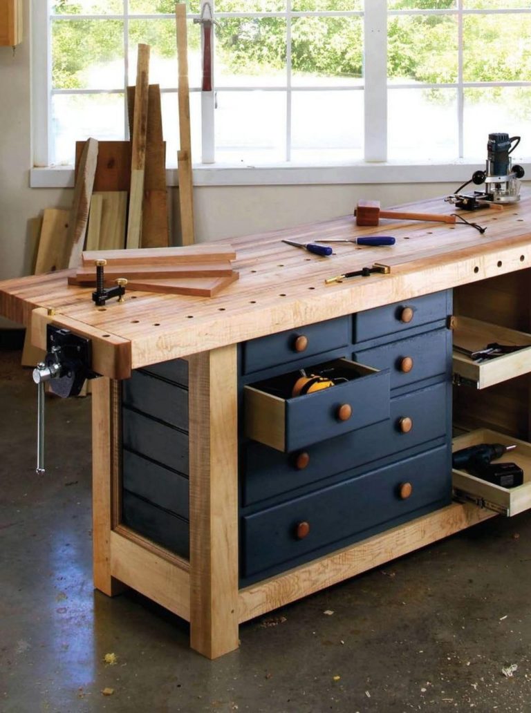Woodworking workbench