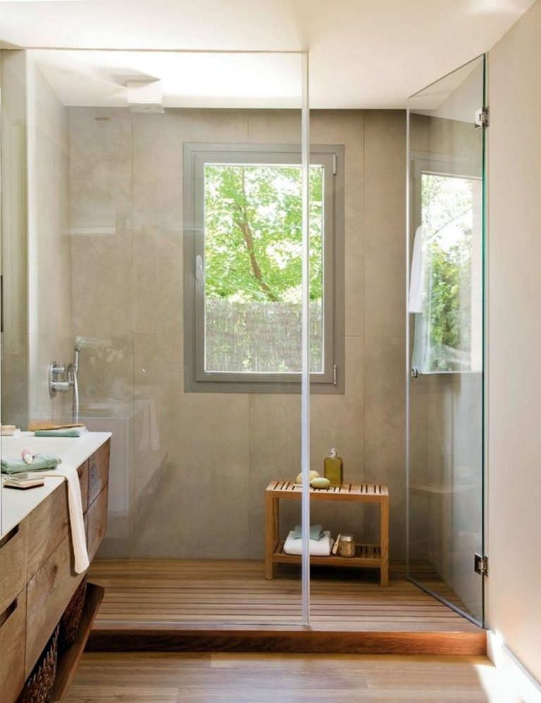 Modern Bathrooms With Glass Shower 