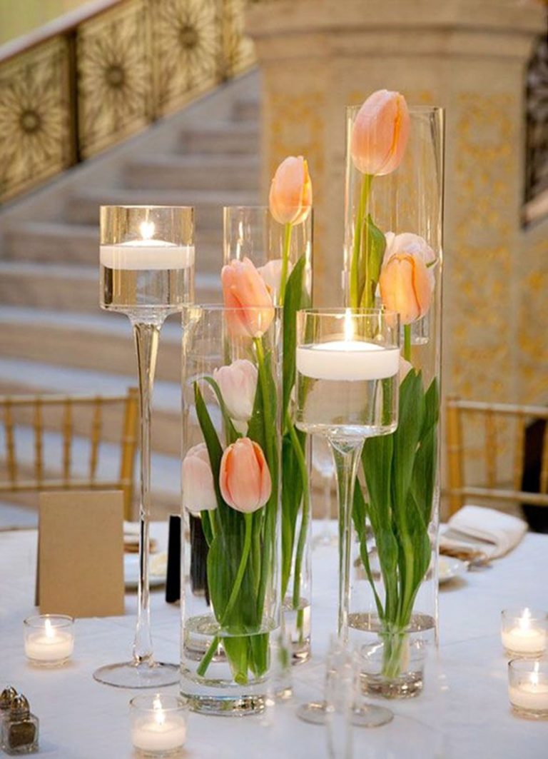 Stunning Spring Wedding Centerpieces Ideas 