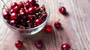 A bowl of cherries centerpieces