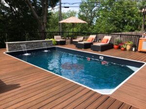 Above Ground Swimming Pool Decks via Aquastarmi