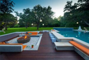 Attractive Above Ground Pool Designs and Patio Ideas via Lushome