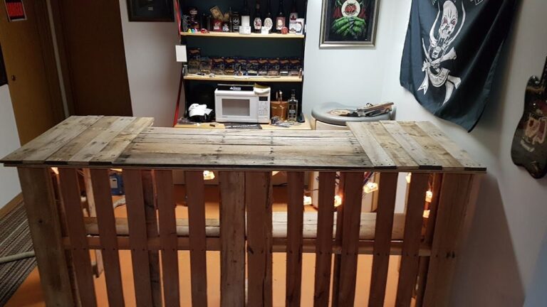 Bar Table with Storage