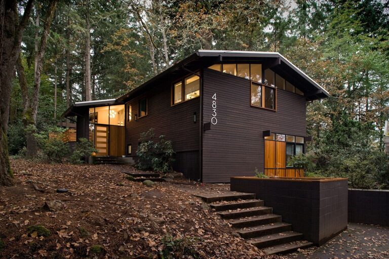 Black House Wood Modern