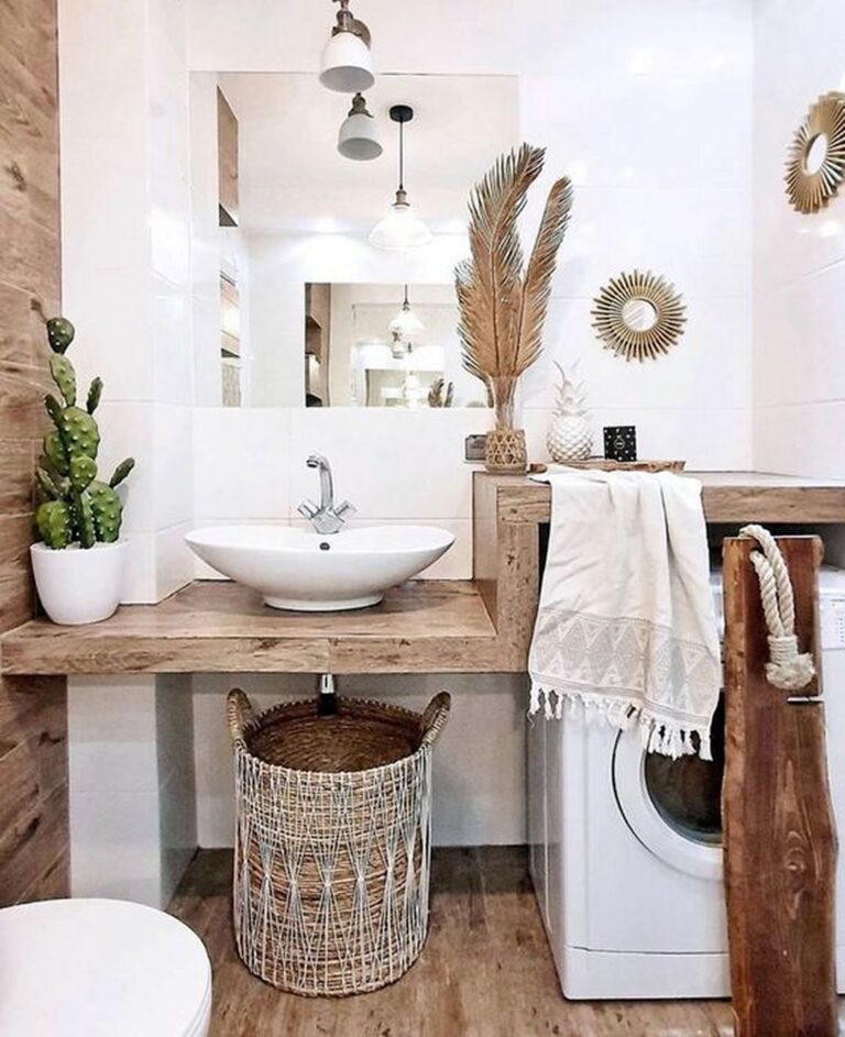 Bohemian Apartment Bathroom 