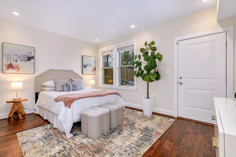 Dreamy Guest Bedroom Decorating Ideas for the Holidays via Redfin
