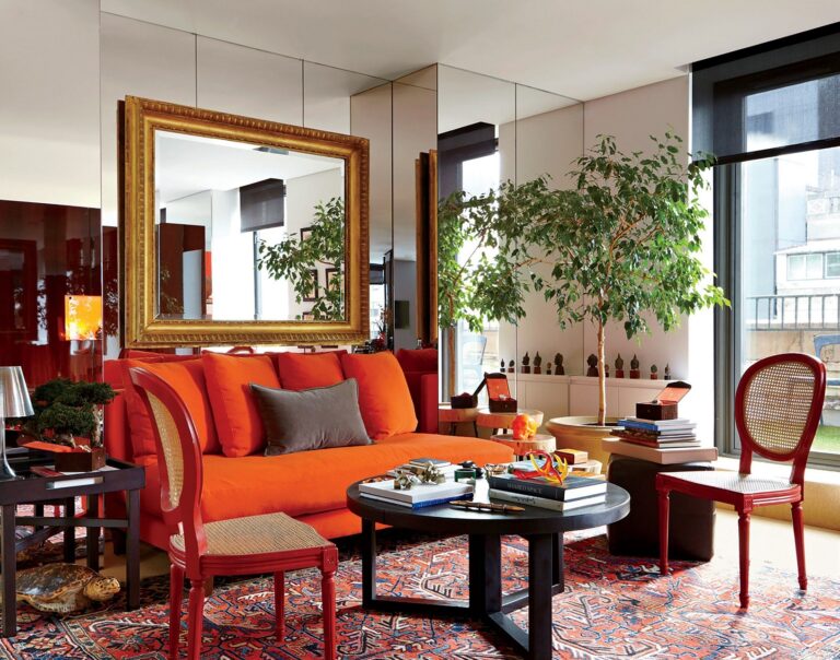 Interior Design with warm Colors for Fall