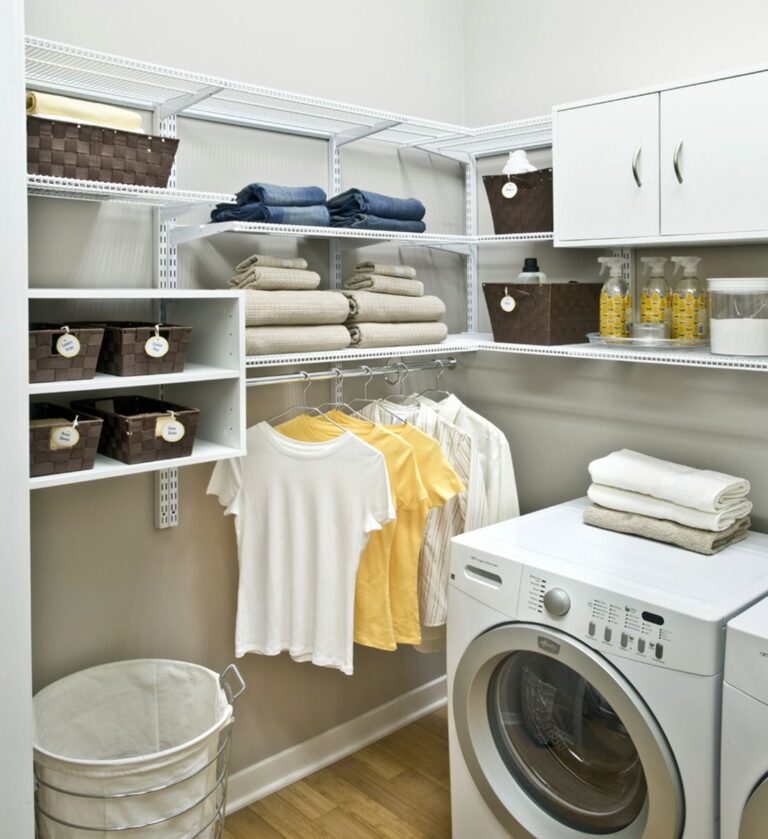Laundry Storage Closet via Archello