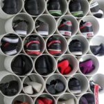 PVC shoe rack