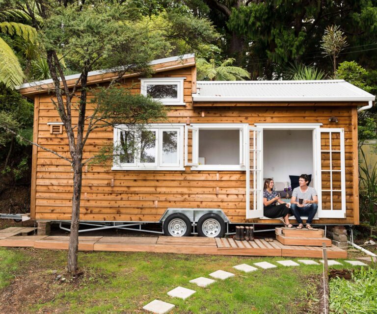 Tiny home on wheels was a DIY dream via Your Home and Garden