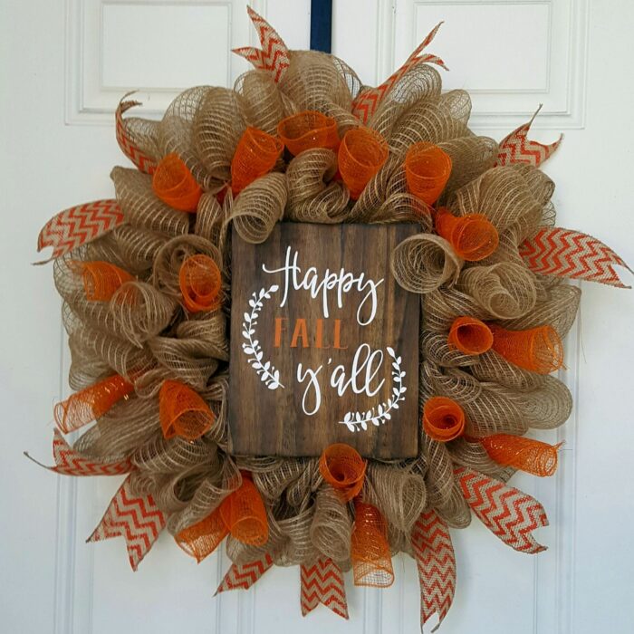 Welcome Happy Fall yall Hanging decoration