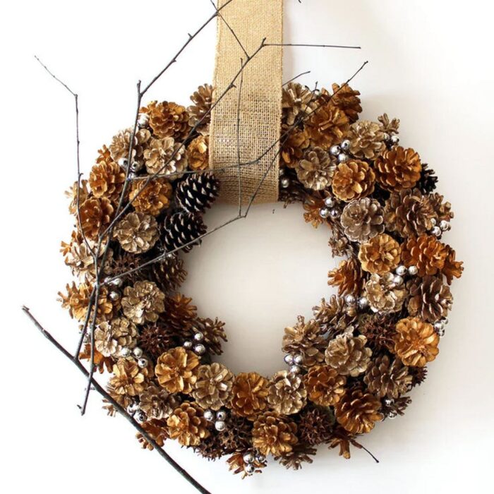 all Pinecone Wreath