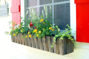 Charming Window Flower Box