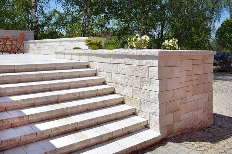 Concrete outdoor stairs