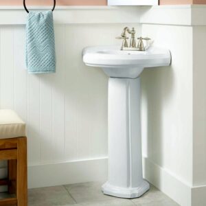 Corner Pedestal Sinks For Small Bathroom