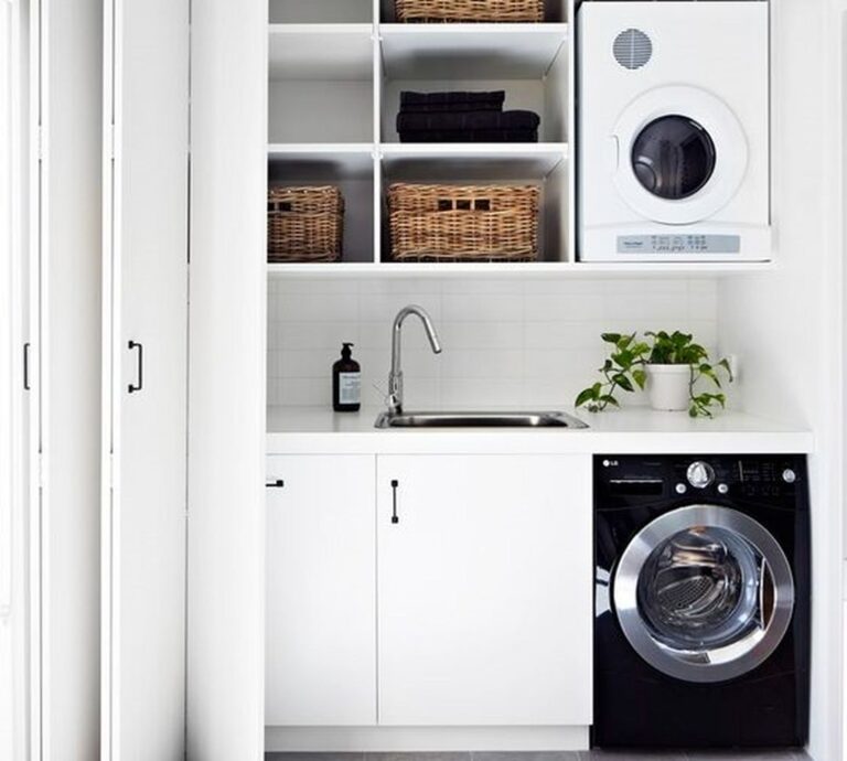 Elegant Small Laundry Room Design