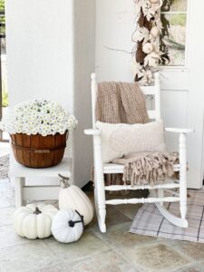 Fall Porch Cozy and Inviting