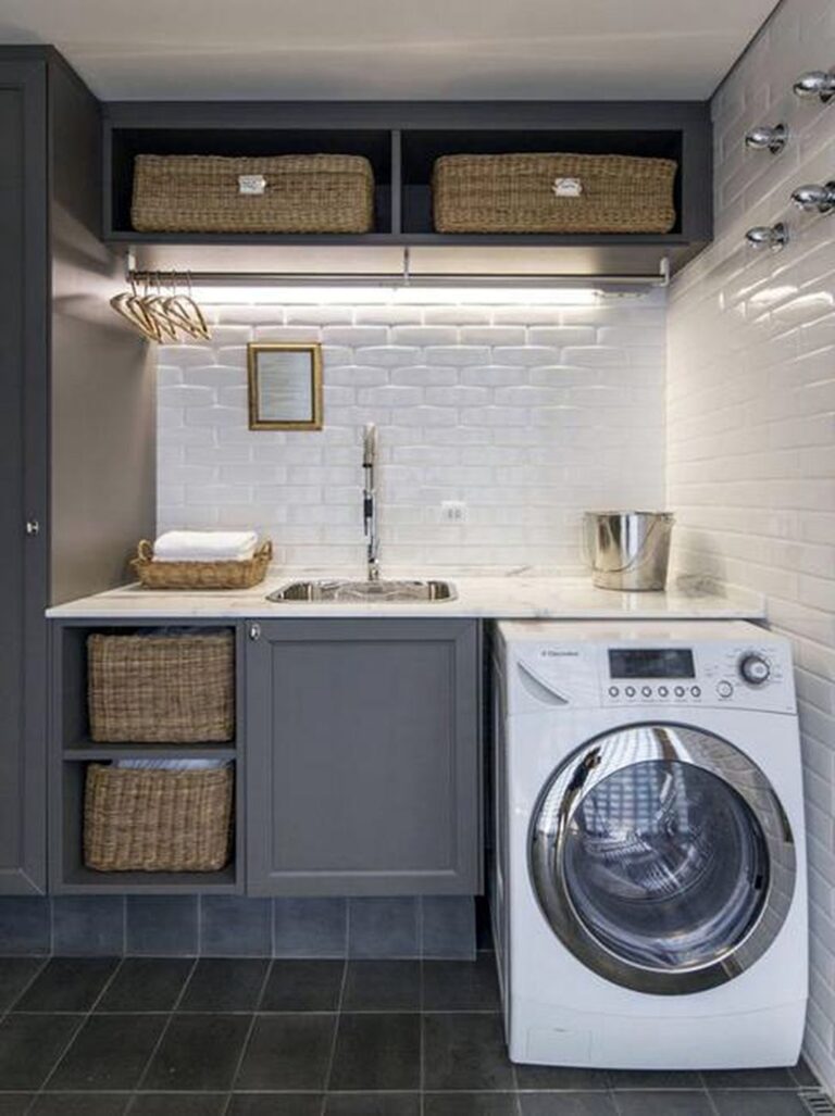 Functional Small Laundry Room Design