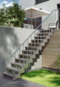 Galvanized Steel Outdoor Staircase