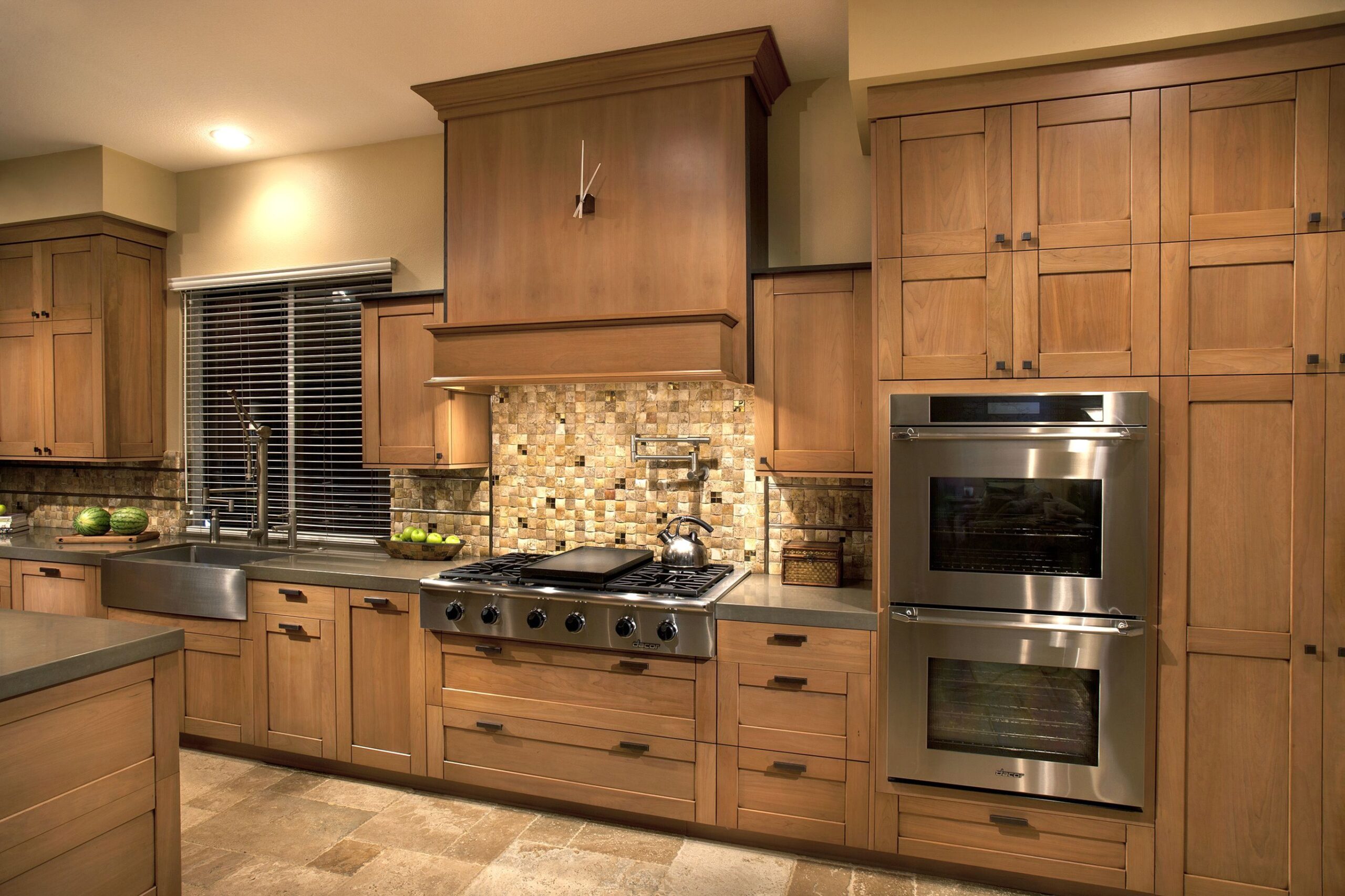 Modern Light Wood Kitchen Cabinets