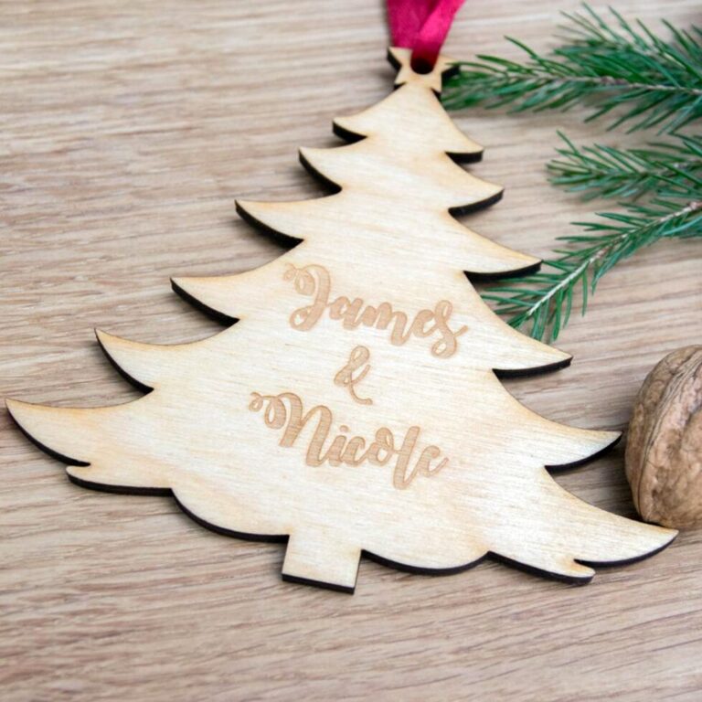 Personalised Wood Christmas Ornament