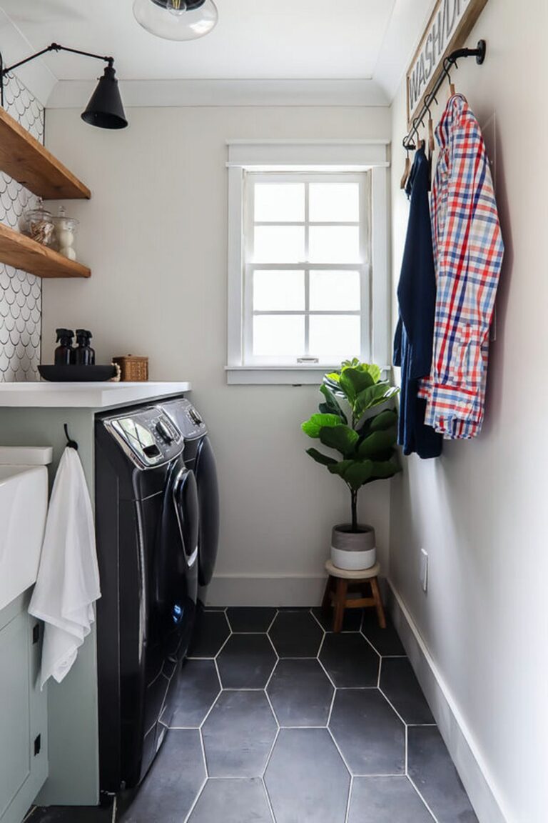 Small & Functional Laundry Room Reveal