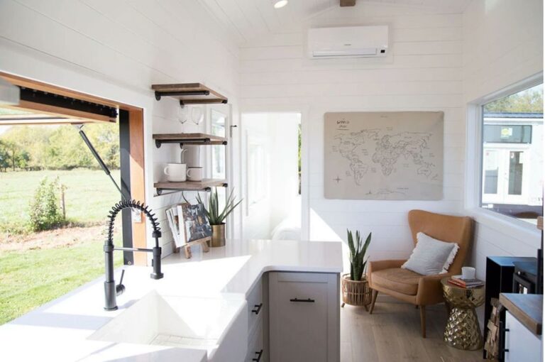 Tiny House With Bright Downstairs Bedroom