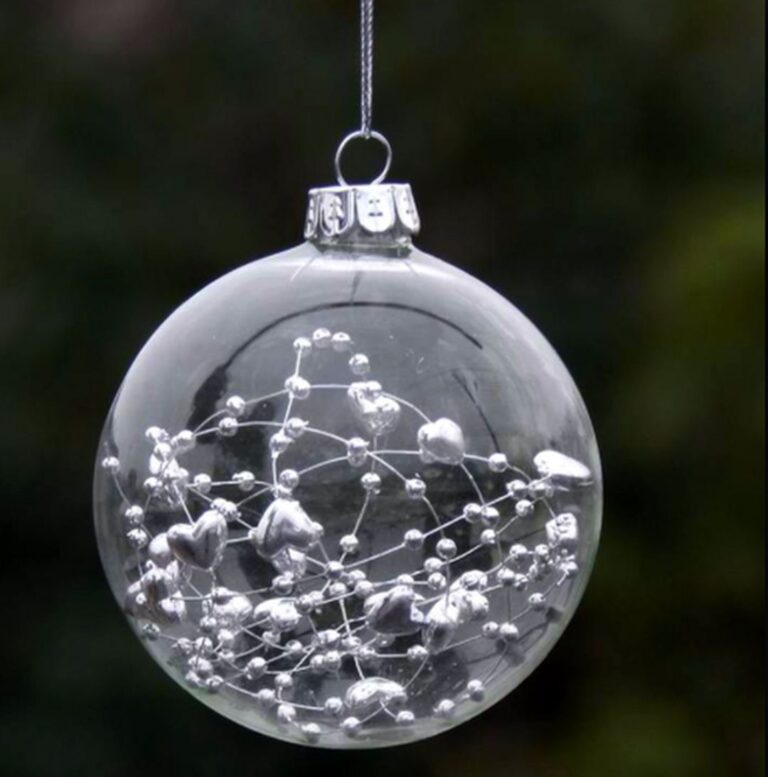 Tree Shaped Dlite Craft Glass Christmas Ornaments