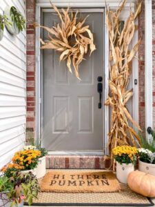 Welcoming Fall Porch