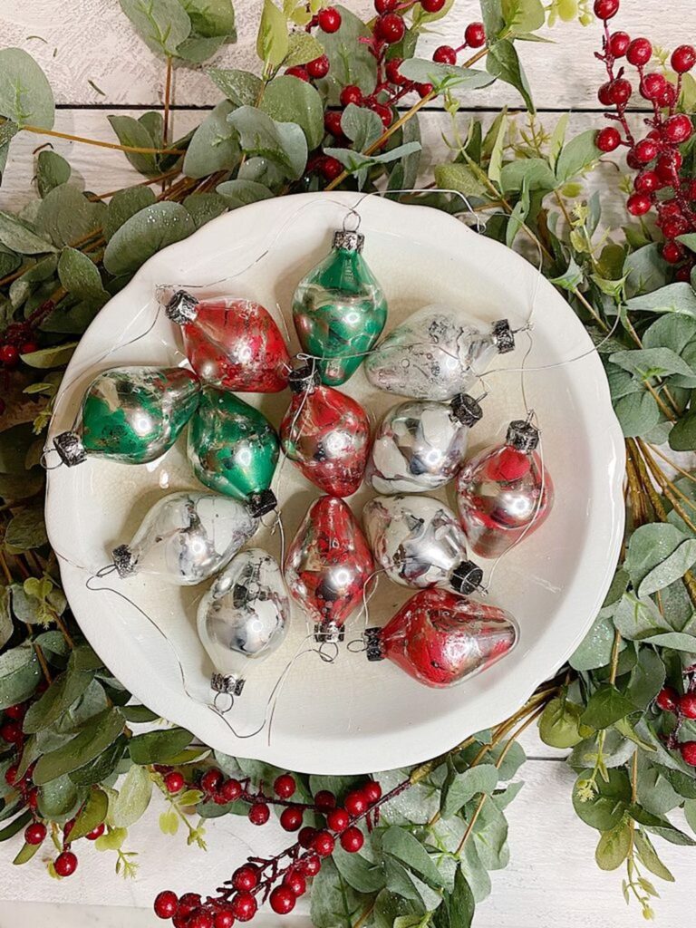 ercury Glass Ornaments