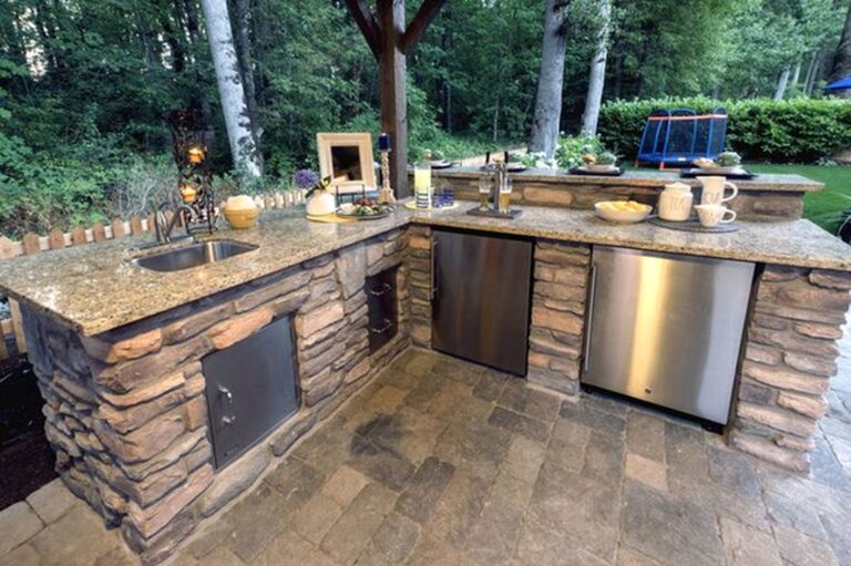 outdoor kitchen sink station ideas