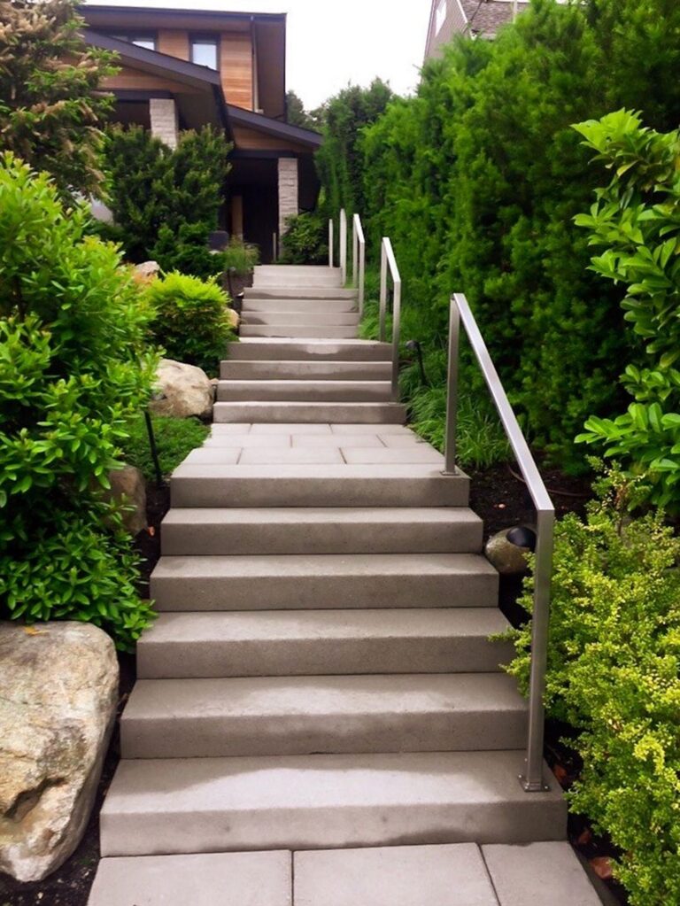 precast concrete stairs