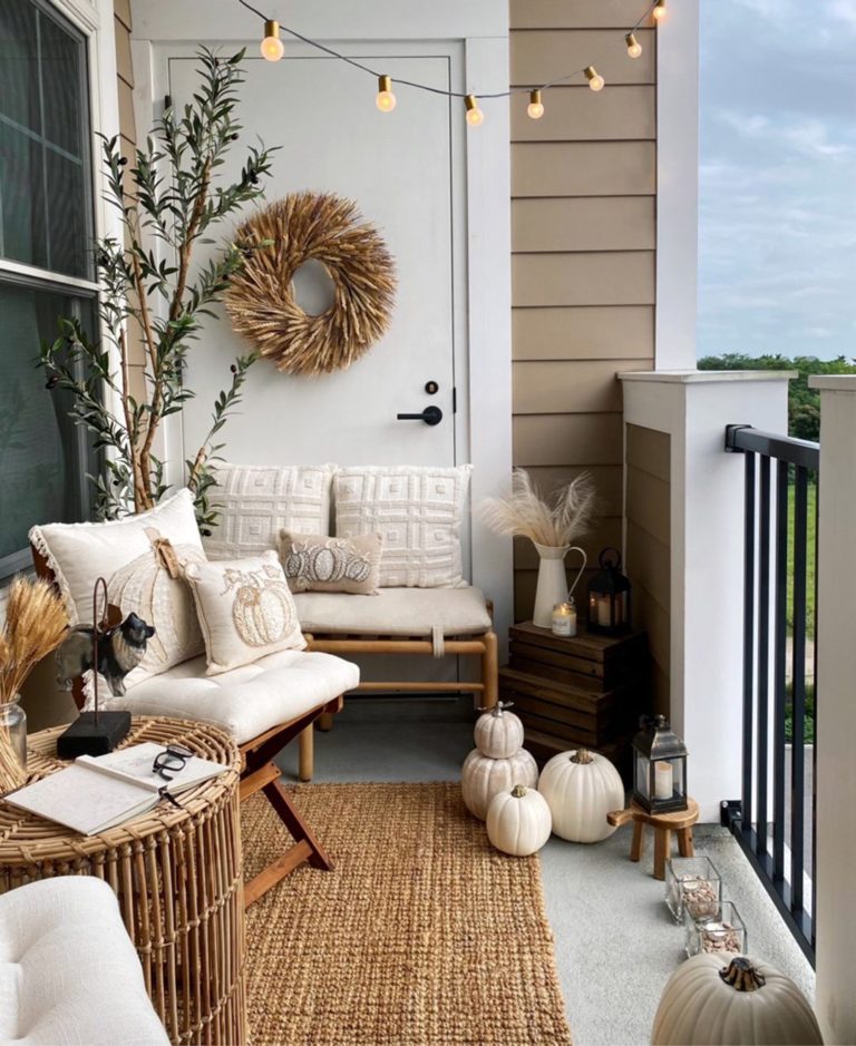 Apartment Balcony For Fall