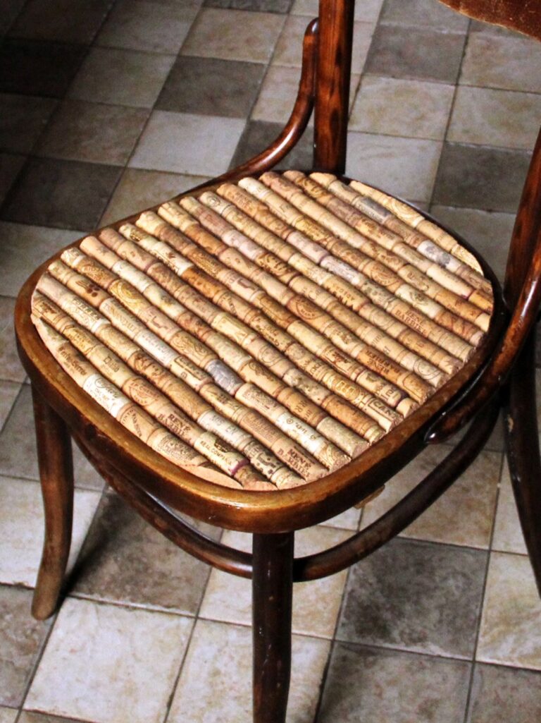 DIY Wine Cork Chair