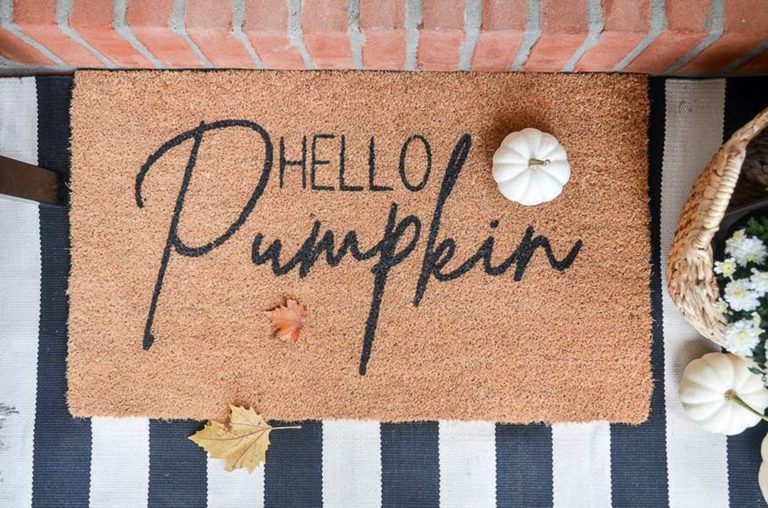 Doormat Pumpkin