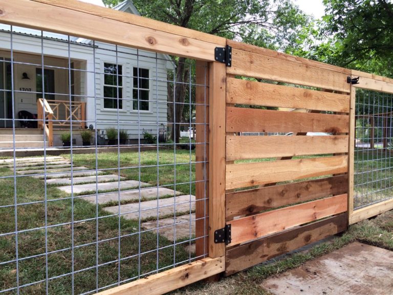 Easy DIY Hog wire fence Cost for Raised