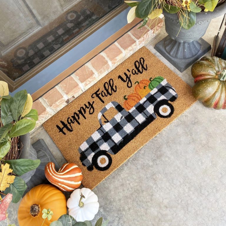 Happy Fall Doormat