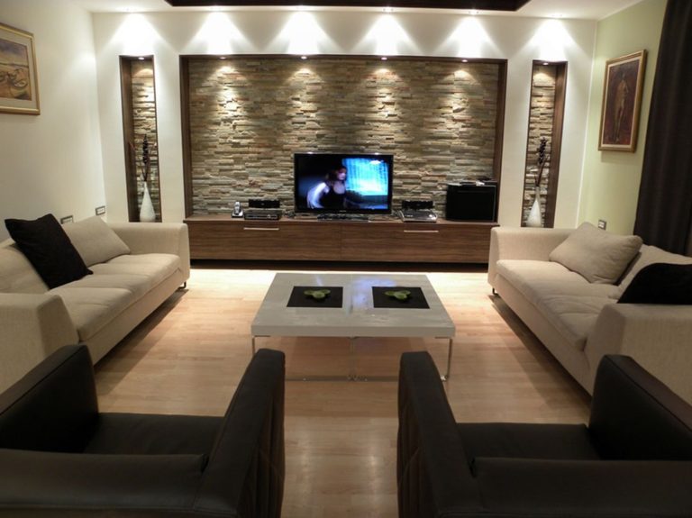 Modern Living Room TV Wall
