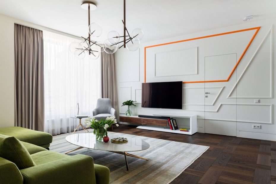 Modern Lounge TV Wall