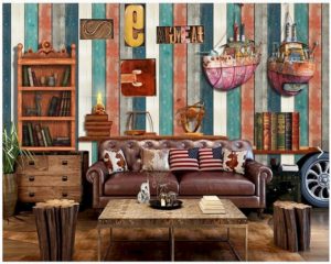 Custom wood wallpaper Ideas