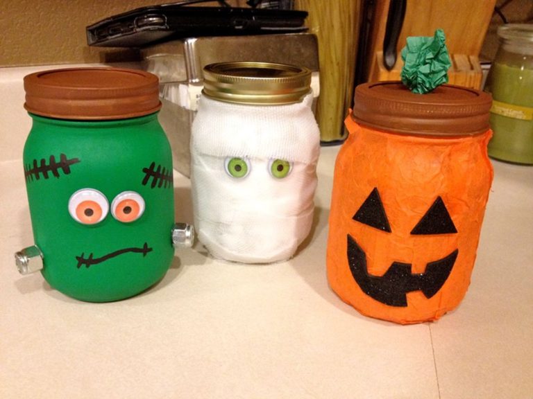 Halloween Decoration Mason Jars