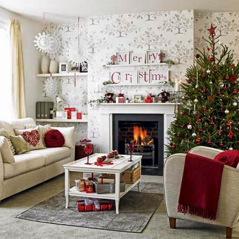 Magical Christmas living room