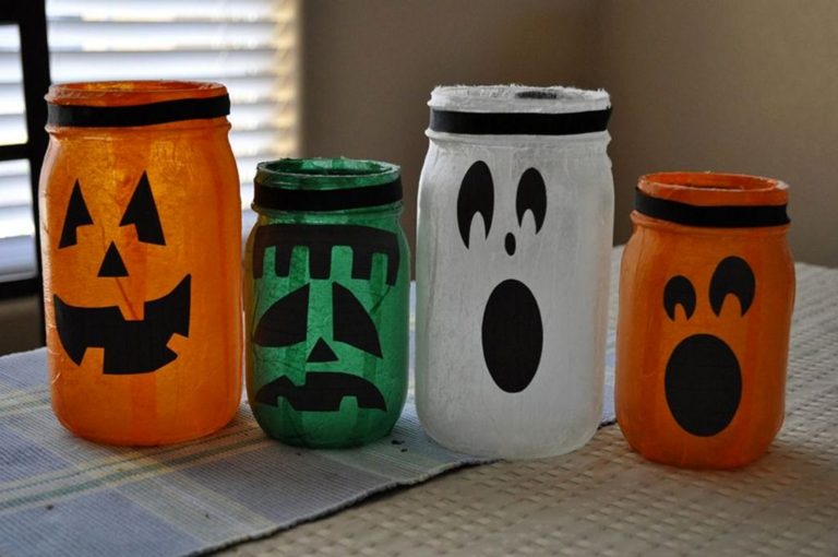 Simple Mason Jars ideas for Halloween