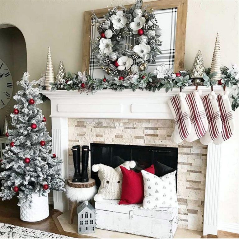 Christmas Fireplace Decor ideas