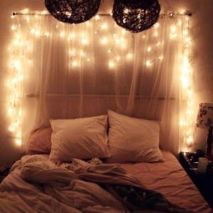 Romantic Ceiling Fairy Lights Bedroom