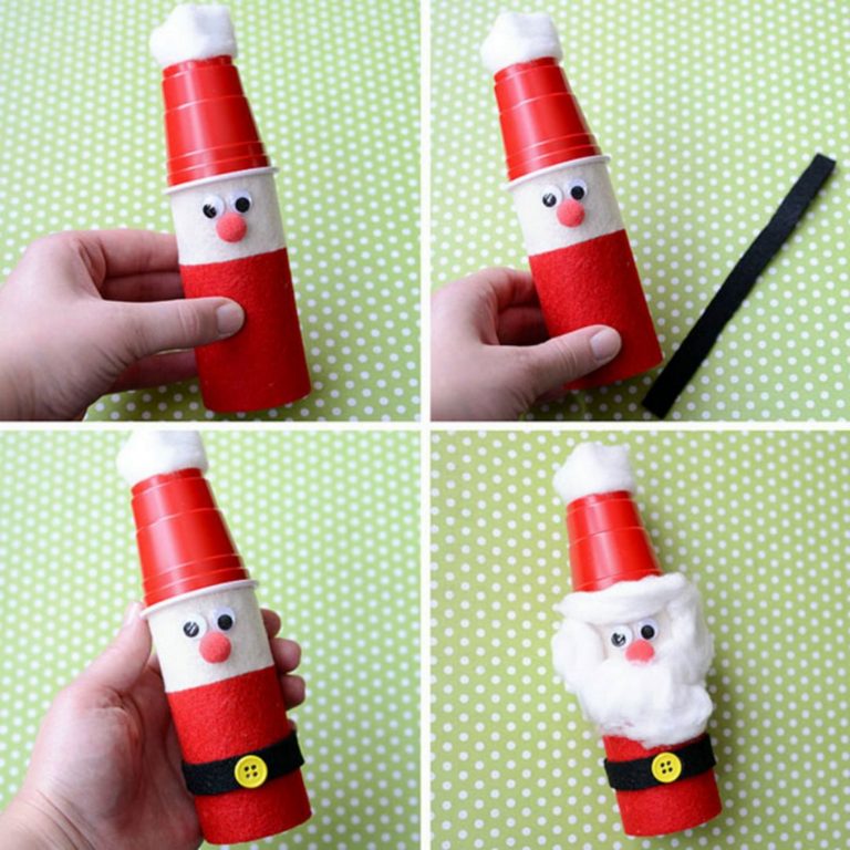 Toilet paper Roll Christmas Crafts_1
