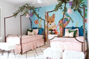 Whimsical and imaginative bedroom