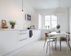 White Kitchen Wall Design Ideas