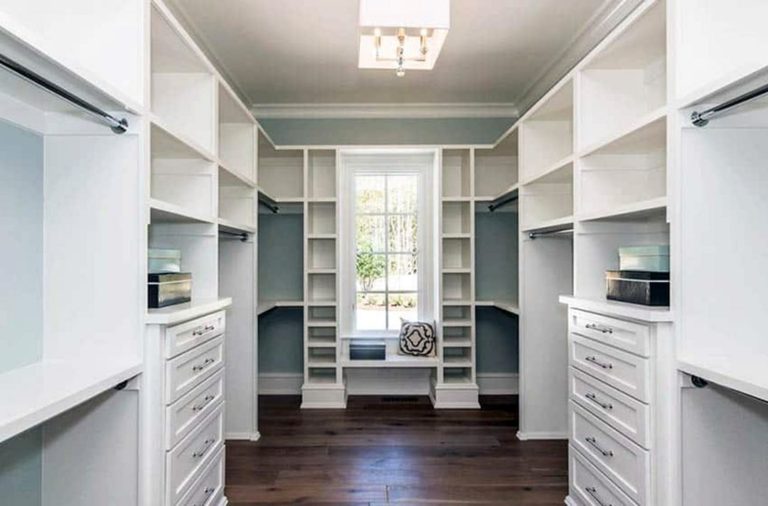 White Luxury Master Closet Design ideas